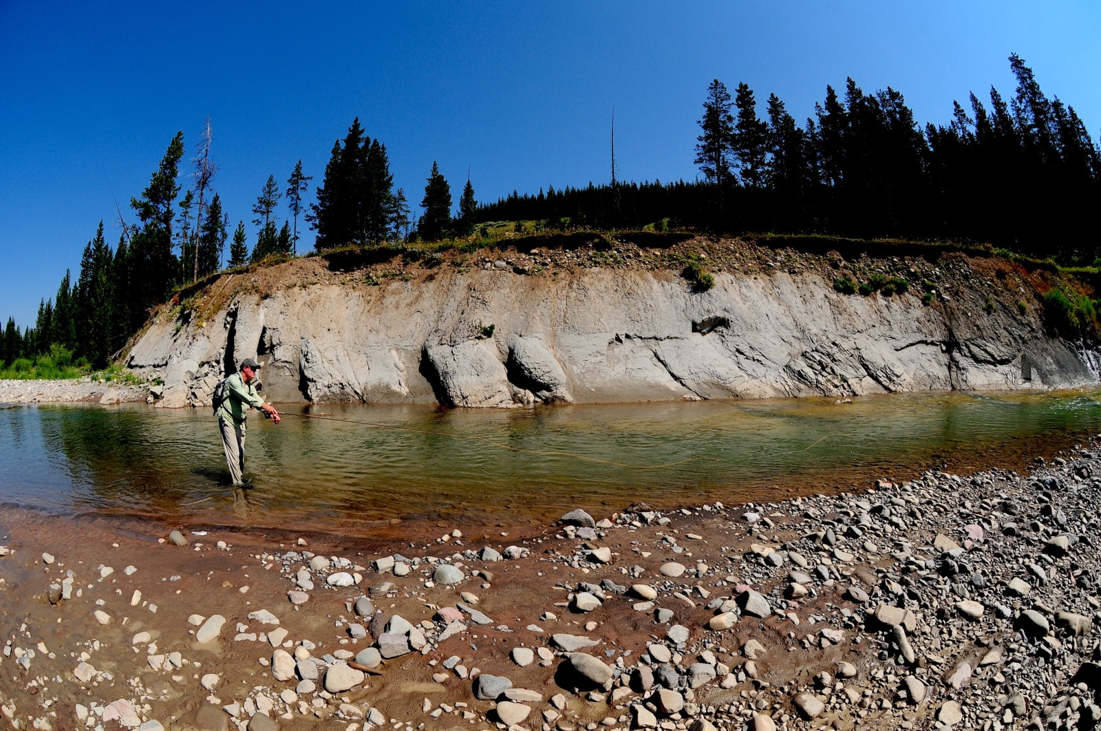 Fishing in Yellowstone National Park