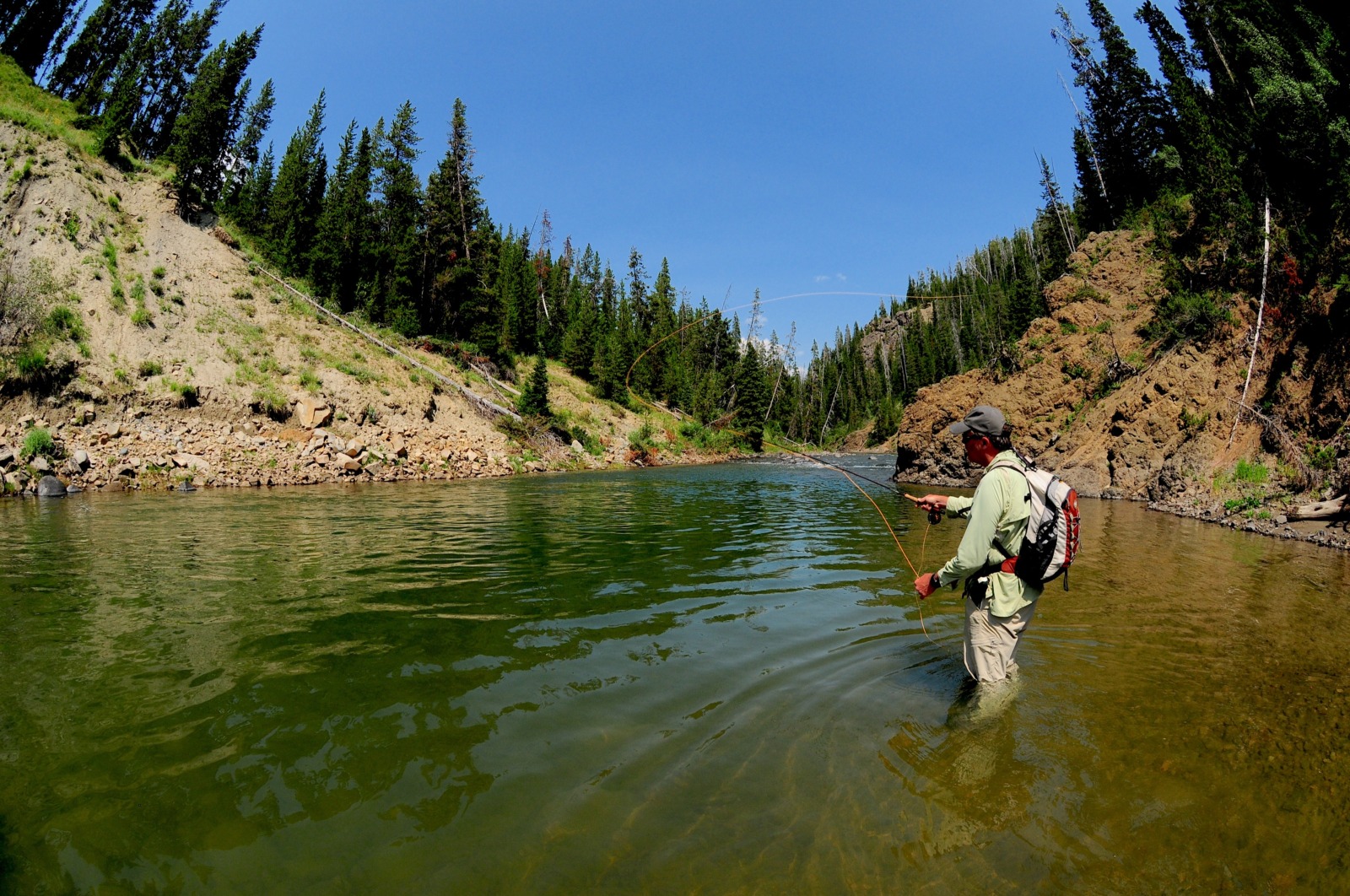 Fishing in Yellowstone National Park