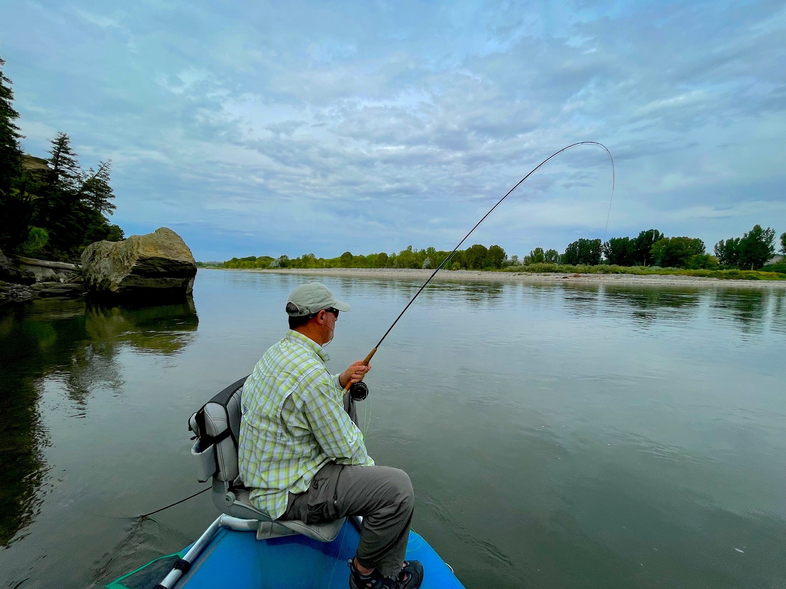 Fly Fishing the Yellowstone River.