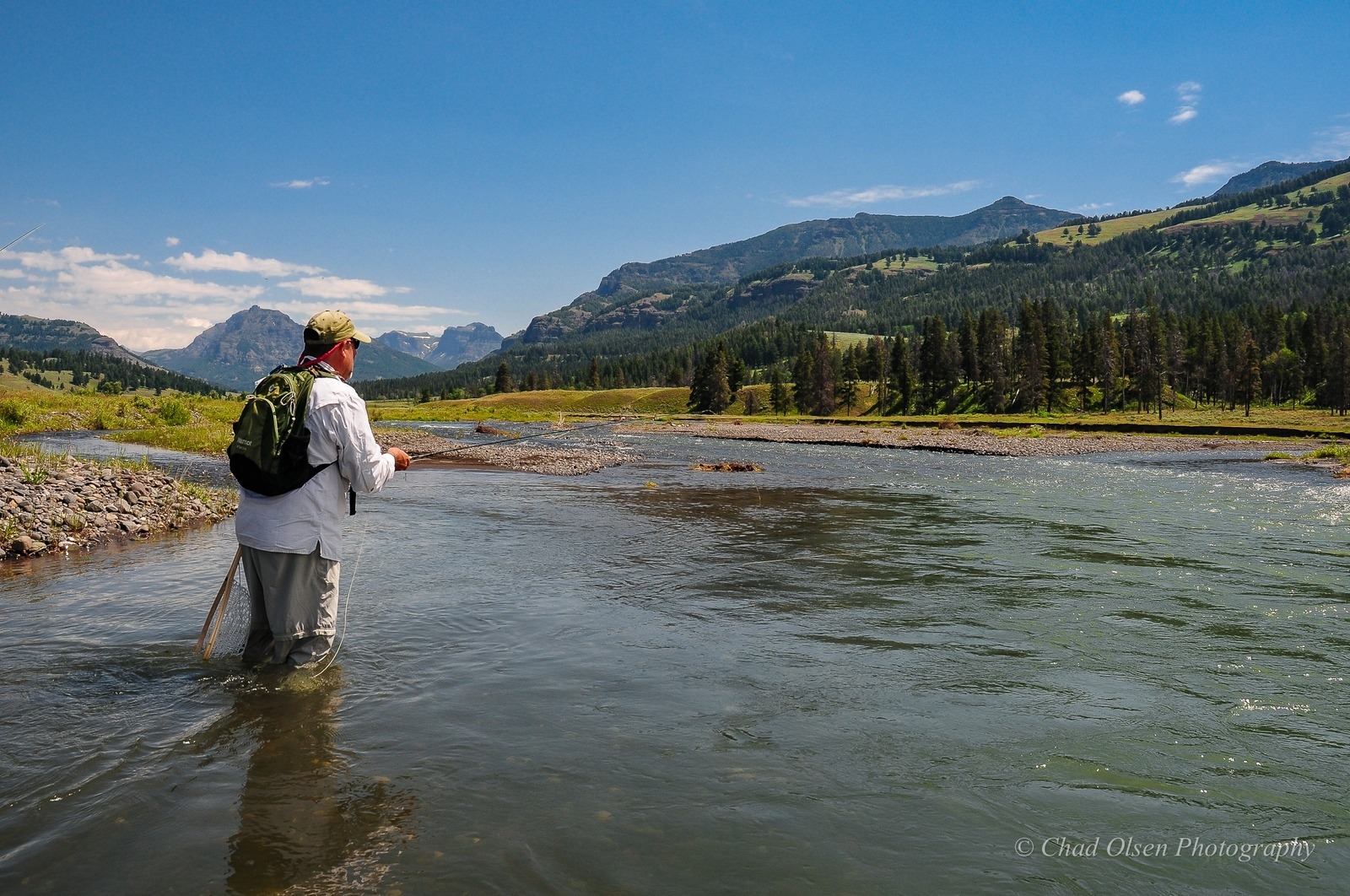 Yellowstone Park Best Fly Fishing Wade Trips.