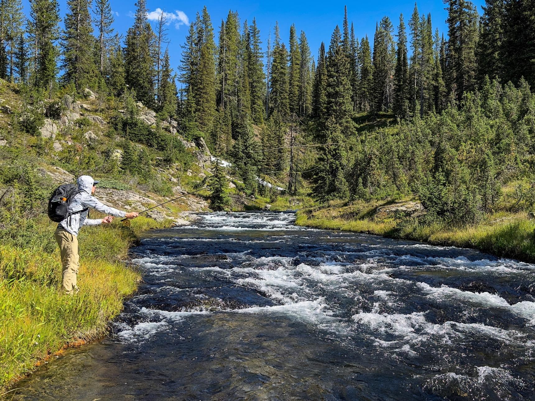 Fishing the Ferris Fork of the Bechler River