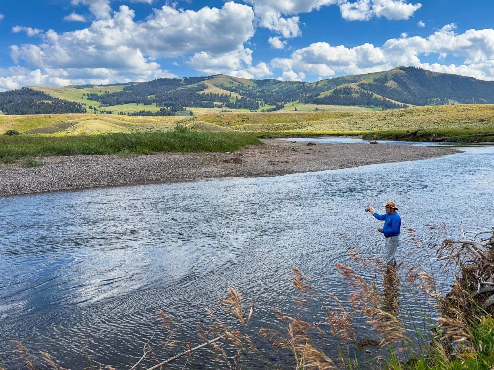 Fly Fishing Slough Creek in Yellowstone Park